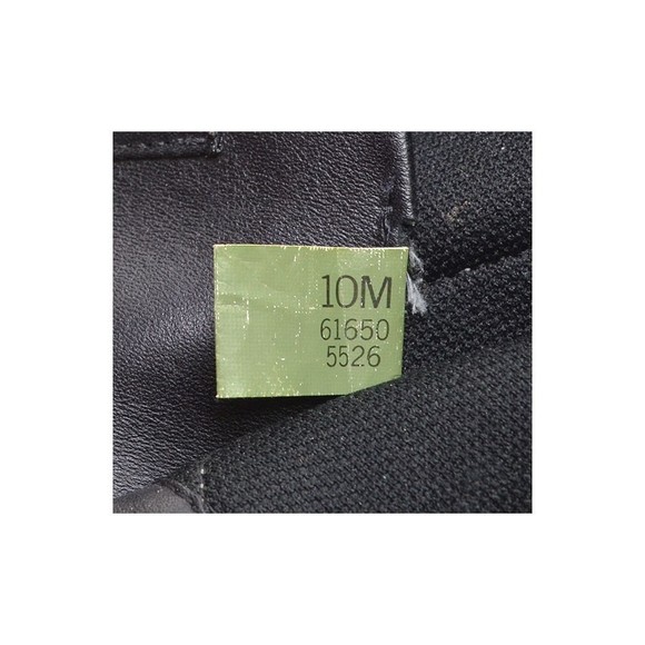 Timberland Black Leather Lace Up Heeled Booties 10 M - Picture 7 of 7